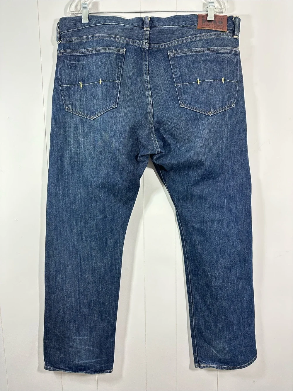 Ralph Lauren Polo Jean Co Size 36/30 Blue Classic Fit Relaxed Denim Blue Jeans